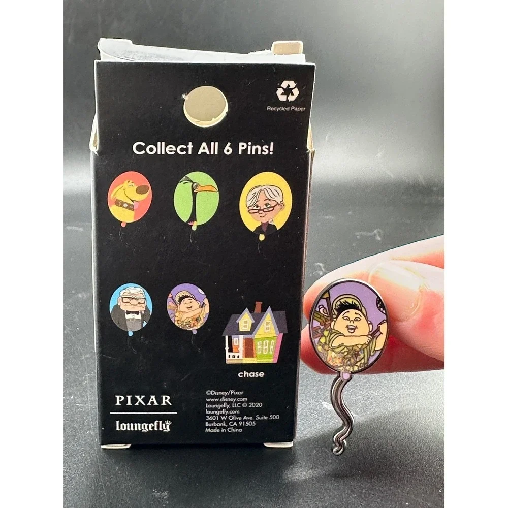 Loungefly Disney Pixar Mystery Pin Up Balloons Set- Russell- New Open Box